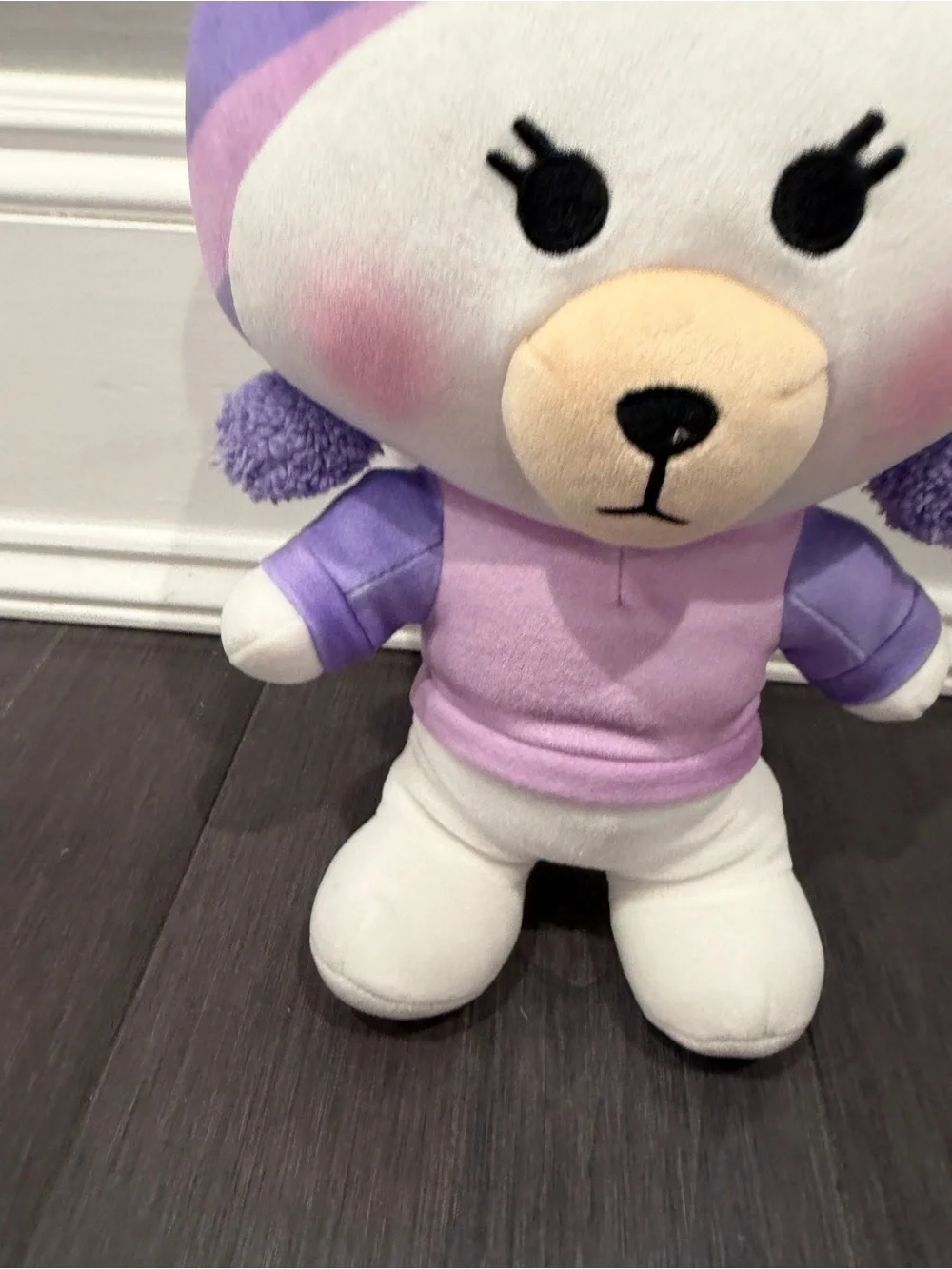 Moriah Elizabeth Marlo Guys & Gals 11” in Plush Purple Bear Stuffed Animal